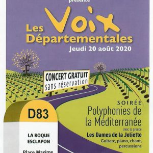 Concert gratuit Les Dames de la Joliette Concert gratuit Les Dames de la Joliette