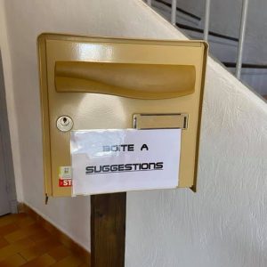 Boîte à suggestions