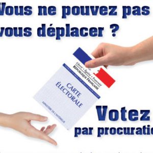 Voter par procuration pour les élections départementales et régionales 2021
