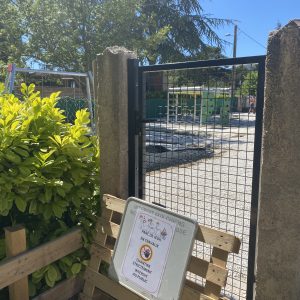 Travaux au jardin d’enfants