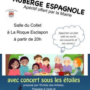 Dimanche 21 août 2022 Repas et concert sous les étoiles