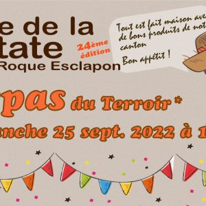 Venez vous régaler à la Fête de la Patate de la Roque Esclapon ! Venez vous régaler à la Fête de la Patate de la Roque Esclapon !