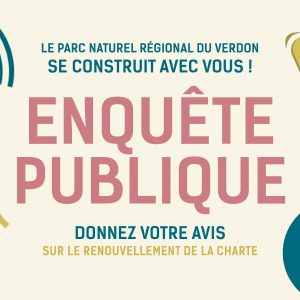 Donnez votre avis sur le nouveau projet de Charte du Parc Régional du Verdon ! Donnez votre avis sur le nouveau projet de Charte du Parc Régional du Verdon !