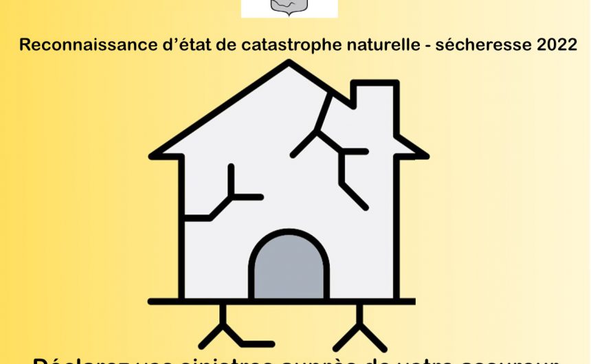 Reconnaissance d&rsquo;état de catastrophe naturelle – sécheresse