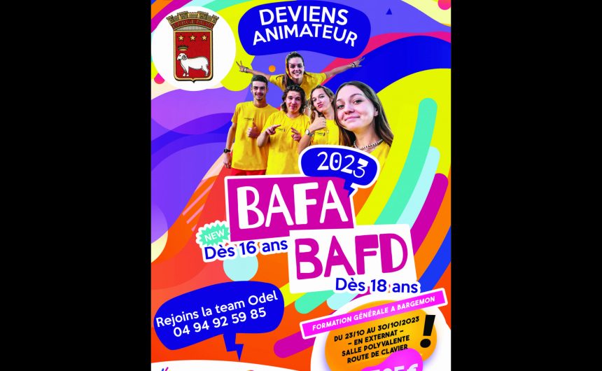 Session de Formation Générale du BAFA pendant les vacances de la Toussaint.