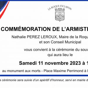 Cérémonie du commémoration du 11 novembre Cérémonie du commémoration du 11 novembre